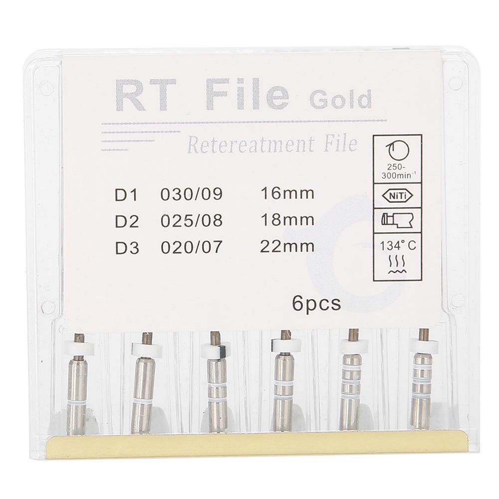 

6 шт. профессиональные зубные корневые каналы Niti RT файл эндодонтические иглы стоматологический инструмент