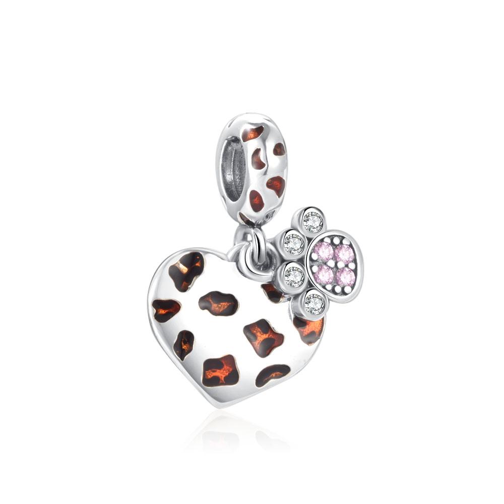 European Copper Love You Gesture Pendant Charm Fit Original Bracelet Jewelry Sparkling Cross Horse Angel Dangle Bead