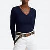 Polo Ralph Lauren Solid Slim Fit Sweater Women Sweater Blue 211580008-007