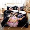 3D Print Emilia Mernes Singer Bedding Set Twin Queen King Full Size Duvet Cover Pillowcase Bed boys girls Adult Home Textiles