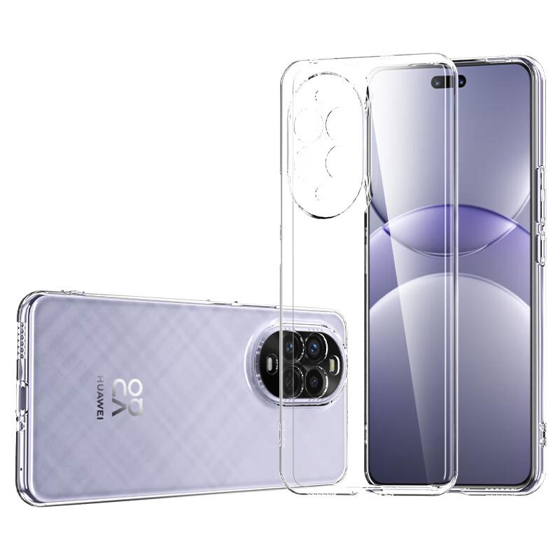 ESCASE Phone Case for Huawei Nova 13 Pro, Ultra-Thin Shockproof Soft, Silicone Lens Protection, Full Coverage, Transparent Simple Desig