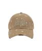 COMONINOZ [Cn]Star Damage Washed Ballcap [2Color]