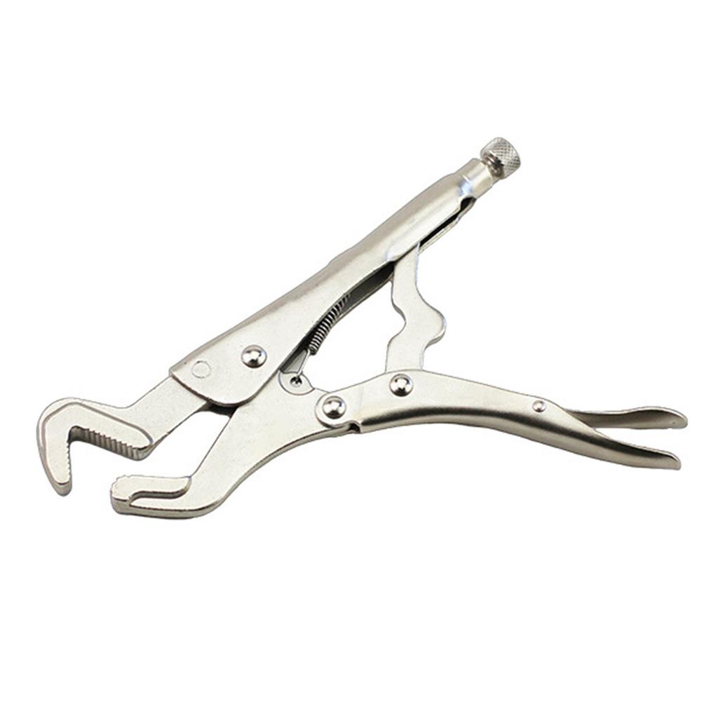 Grip Pliers Solid Pipe Clip Repair Welding Pliers Adjustable Jaw Grips Pliers Curved Jaw Locking Pliers for Industries