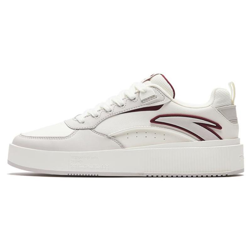 Anta Milk Lid 2 Abrasion Resistant Breathable Low top Skateboard Shoes Men's White Sneakers 912348080-7