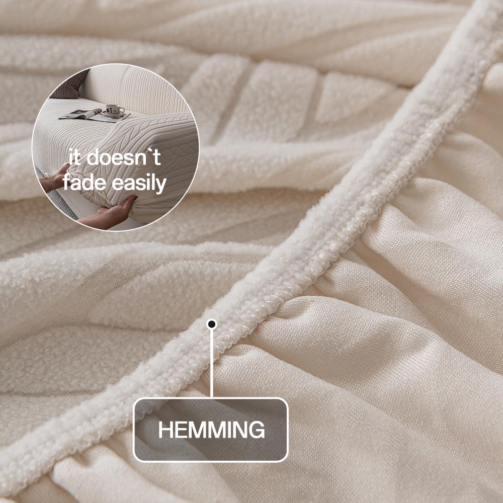 Universal Anti-Scratch Jacquard Velvet Stretch Sofa Cover
