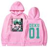NEW Fashion Anime Deku 01 Printed Hoodie Women Men Autumn Winter Fleece Streetwear Tops