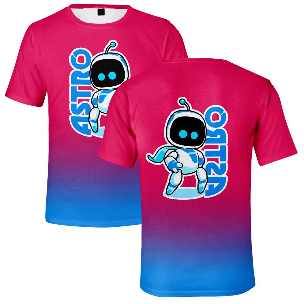 Astro Bot Tričko Cool Dámské Pánské Tričko Kulatý Výstřih Ležérní Unisex Streetwear Módní Tričko