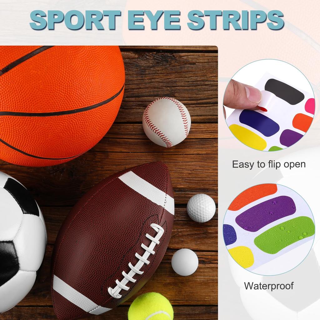 uxcell 92 Pairs Sports Eye Black Breathable Sports Eye Adhesive with 2 White Pencils for Football Game Day Theme Party Stickers, Tape, Baseball,