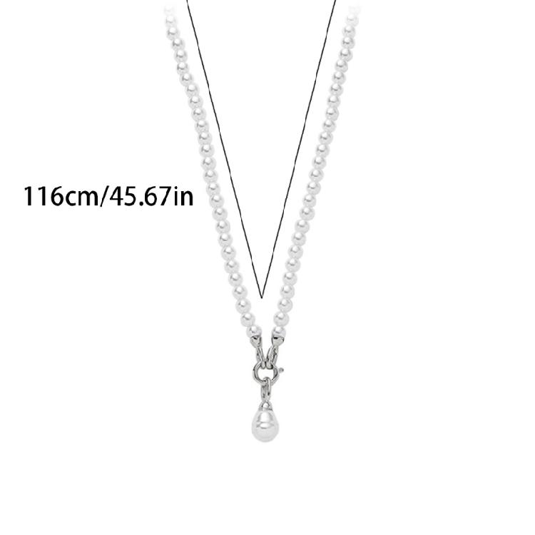 Trendsetting Crossbody Pearls Chains Sophisticated Pearls Body Chain Jewelry with Crossbody Designs for Night Parties