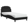 VidaXL Lit avec Matelas, Lit Rembourré avec Coussin de Tête de Lit, Lit Simple, Lit Adulte, Meuble de Chambre à Coucher 3208761
