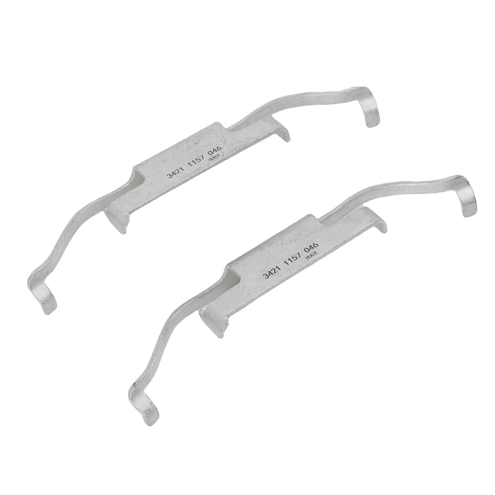 

2 шт. Зажим для крепления задних тормозных колодок, повышение безопасности торможения, металлический сплав 34211157046, замена для