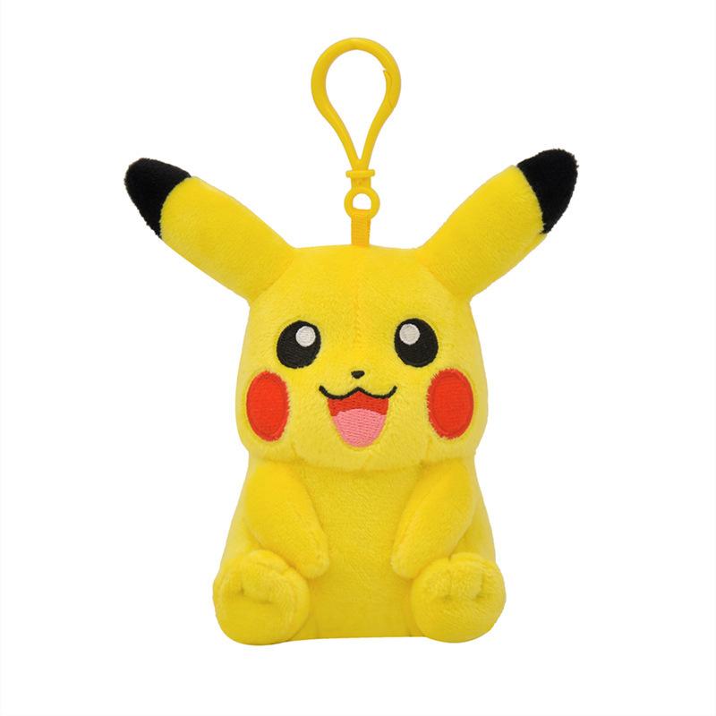 Plush Keychain Cartoon Toys Pendant Doll Anime Figures Pikachu Charmander Psyduck Squirtle Snorlax Kids Toy Xmas Gift