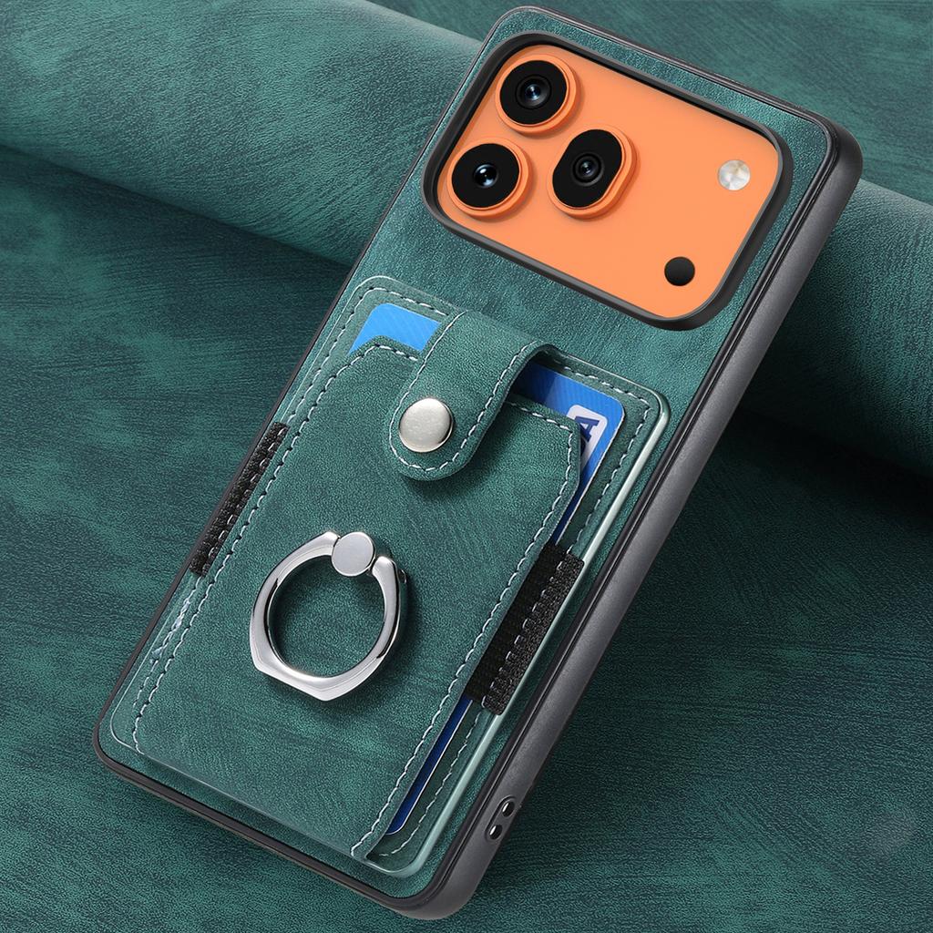 For Honor 600 600Pro PU Leather Magnetic Wallet Card Slot Ring Holder Case For Honor 600 Pro Stand Shockproof Cover Bumper Shell