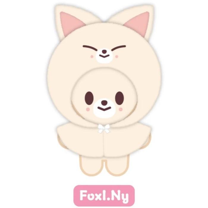 Stray Kids [5th Fanmeeting 'SKZ 5'CLOCK' ] Official MD SKZOO 10CM Cloak Doll Clothes