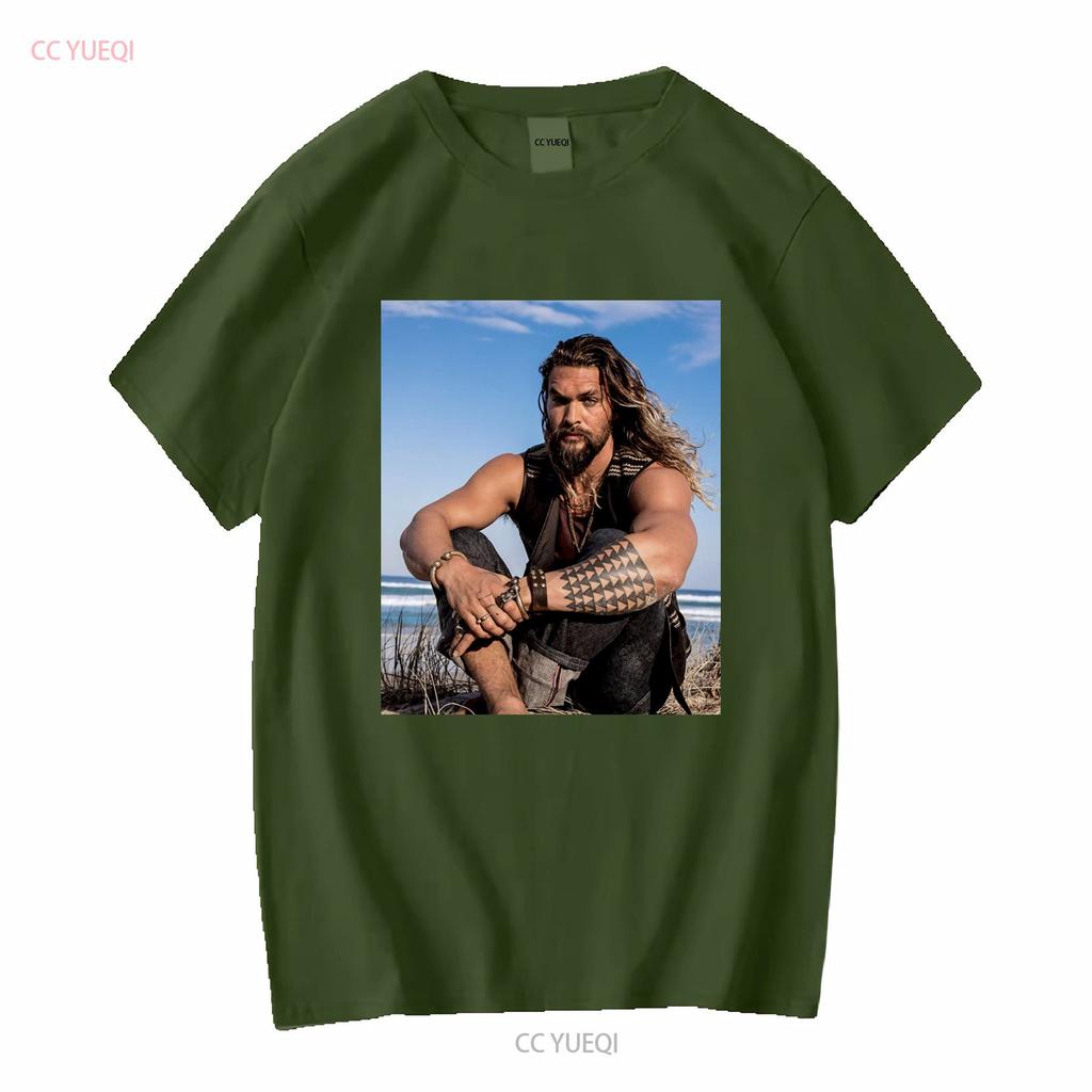 Hot Jason Momoa Sleeveless Top Classic T Shirt Size S 5xl Best Vintage Washed Stretched Designer Clothes Streetwear