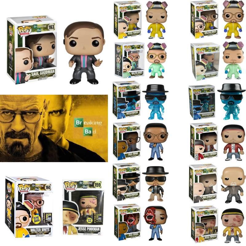 Funko Pop Breaking Bad Collectible Figure Saul White Model Toy 10cm Height