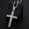European and American Jewelry Full Diamond Cross Pendant Necklace  Men's Fashion Personalized Jewelry Accessories