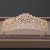 DIEZI Elegant Luxury Girls Crystal Bridal Tiara Crown Birthday Party New Fashion Bride Queen Headbands Hair Jewelry Accessories