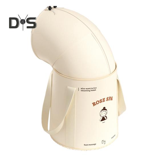Collapsible Foot Bath Bucket with 5-Layer Insulation Portable Soaking Bag Hot Cold Baths Waterproof Design Foot Spa Bucket