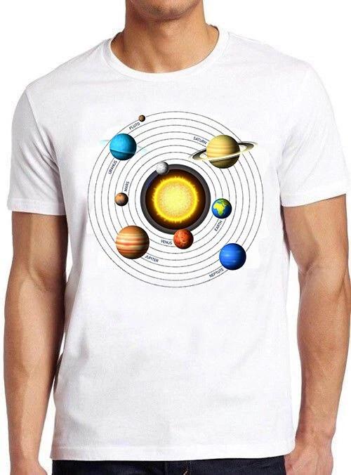 Solar System Space Universe Nasa Pluto Jupiter Saturn Gift Tee T Shirt M699 XXXL
