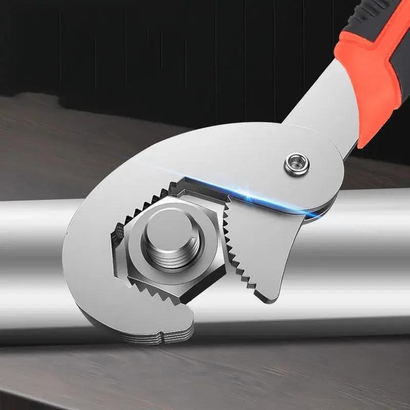 Set de instrumente cheie universală reglabilă Multifuncțională cu deschidere mare pentru țeavă cu două capete Clește cu gură activă Cheie Hardware Instrument de mână