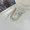 New Multi-Functional Chain Tassel Brooches Adjustable Detachable Beaded Chain Pin Handmade Fixator Trouser Leg Women