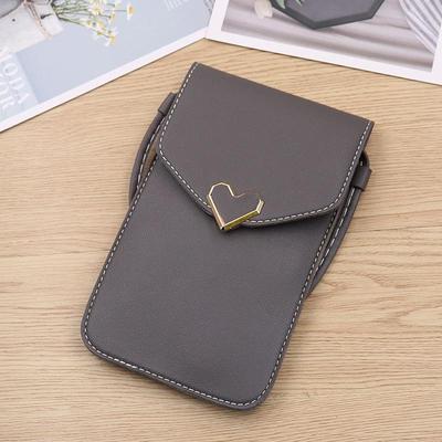 Bolsa Carteira Feminina Tela Sensível Ao Toque Bolsa Para Celular Bolsa Para Smartphone Carteira PU Couro Alça De Ombro Bolsa À Prova D'Água Bolsa Feminina