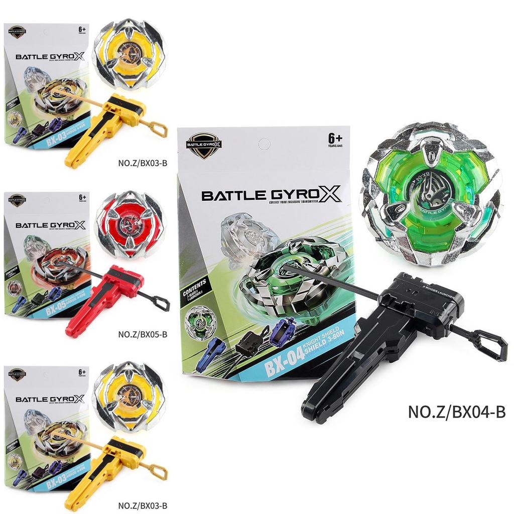 High-quality Z Brand Bursting Gyro X Series 6 Varieties Bx Gyro Boxed Combat Gyro With Shooter Grip Alloy Construction Z/bx02-b Boxed 163g
