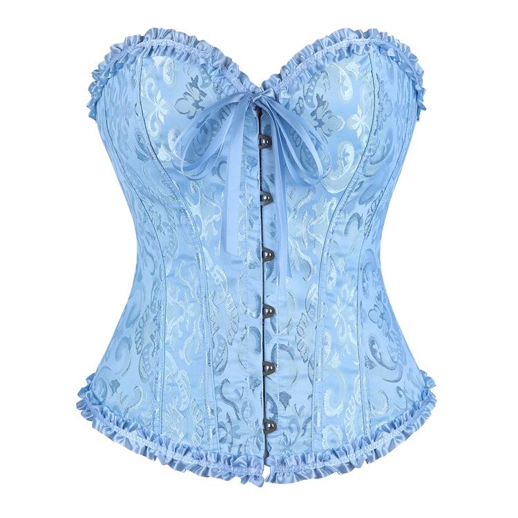 Europäische Größe 819 Schwarzes Hofkorsett: Bauchkontrolle Body Shaper