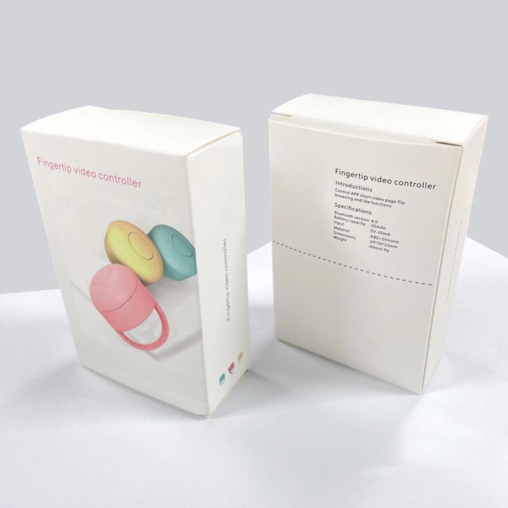 Wireless Bluetooth Finger-mounted Video Controller Page Turner