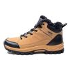 Winter Hiking And Leisure Hiking Shoes For Men Comfort Plus Velvet High-Top Men's Snow Boots Non-Slip Inside Height Increase