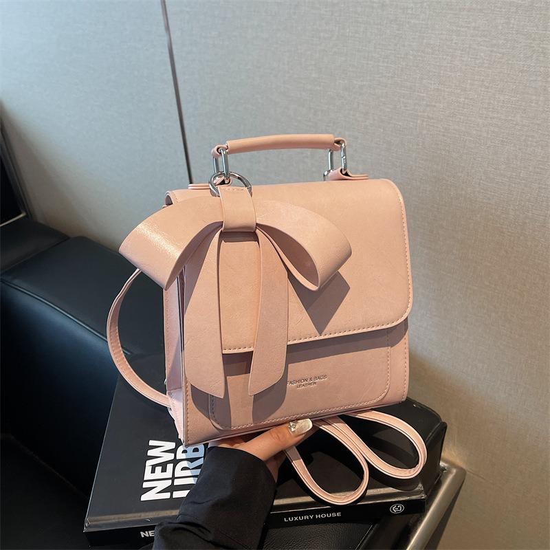 Fashion Niche Design Bow Backpack Women's New High-end Travel Backpack