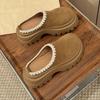 2025 spring and summer new Internet celebrity popular bag head slippers women's fashion versatile thick bottom one pedal fashion slippers