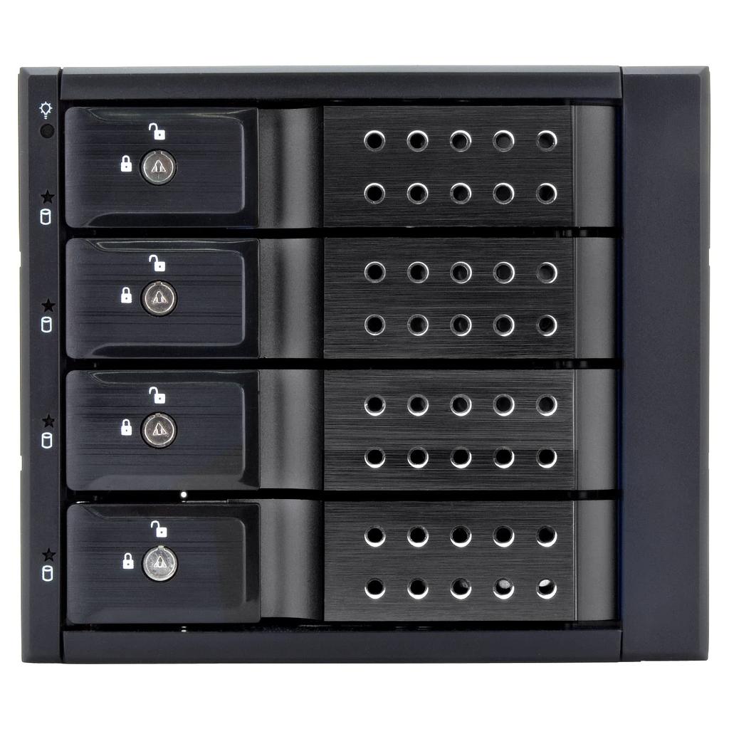 Century iStarUSA Series Removable Rack 4Bay Model V2 BPN-DE BPN-DE340SS-BK2_FP