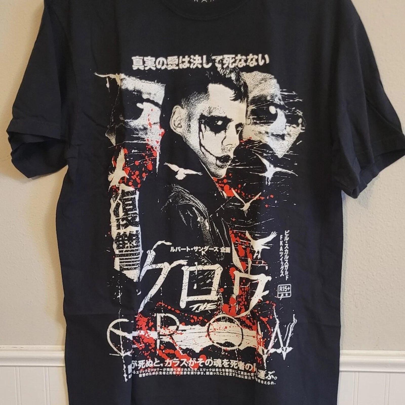 Rucking Fotten The Crow T-Shirt Bill Skarsgård Horror Movie Tee Large S