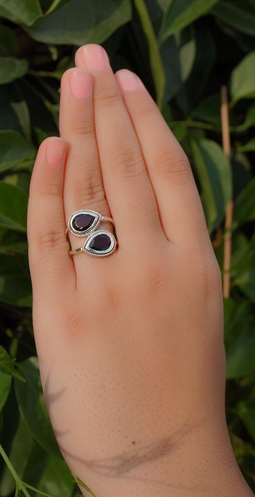 Red Garnet Ring, 925 Sterling Silver Ring, Handmade Women Ring, Wedding Gift Ring, Art Deco Ring, Anniversary Ring, Gift For Her