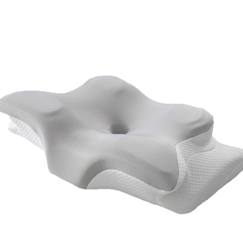 Poduszka z pianki memory w kształcie półksiężyca dla śpiących na boku – Wsparcie szyi, Powolne odbicie, Nieodkształcająca się