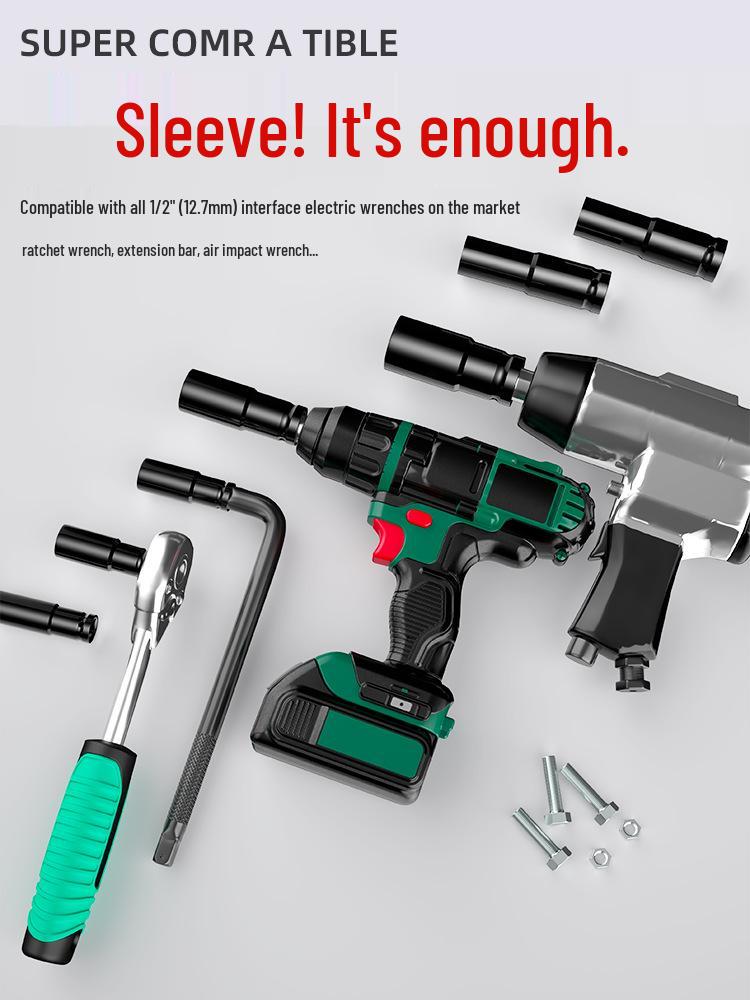 Umfassendes Elektroschrauber-Set mit verlängerten Sechskantstecknüssen – Groß, Mittel, Klein