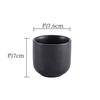 Japanese Teacup Black Ceramic Cup Coffee Cup Gifts Home Water Cup Aromatherapy Cup