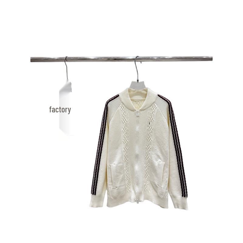 Trendy Brand Knit New European High-Quality Autumn/Winter Loose Casual Age-Reducing Versatile Jacket.