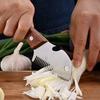 Gemüseschneider mit Holzgriff, 3-in-1 Lauchschneider, Flaschenöffner, Multifunktionales Küchenwerkzeug zum Schneiden von Zwiebelstreifen, Kohl,