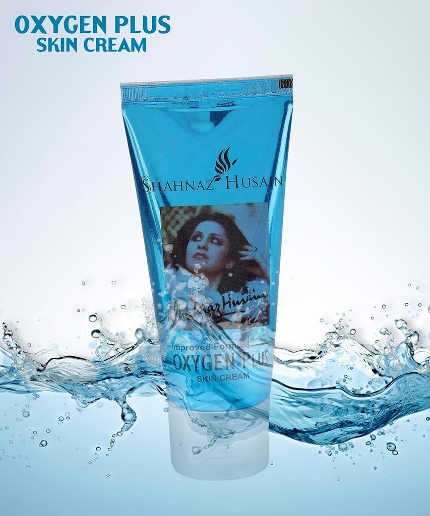 Shahnaz Husain Oxygen Plus Skin Cream Cucumber 50 G Skin Revitalizing Face Moisturizer for Fresh Glowing Skin Care