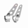 2pcs Motorcycle Headlight Mount Brackets Fork Racer 28mm-34mm Fit for     (Black)