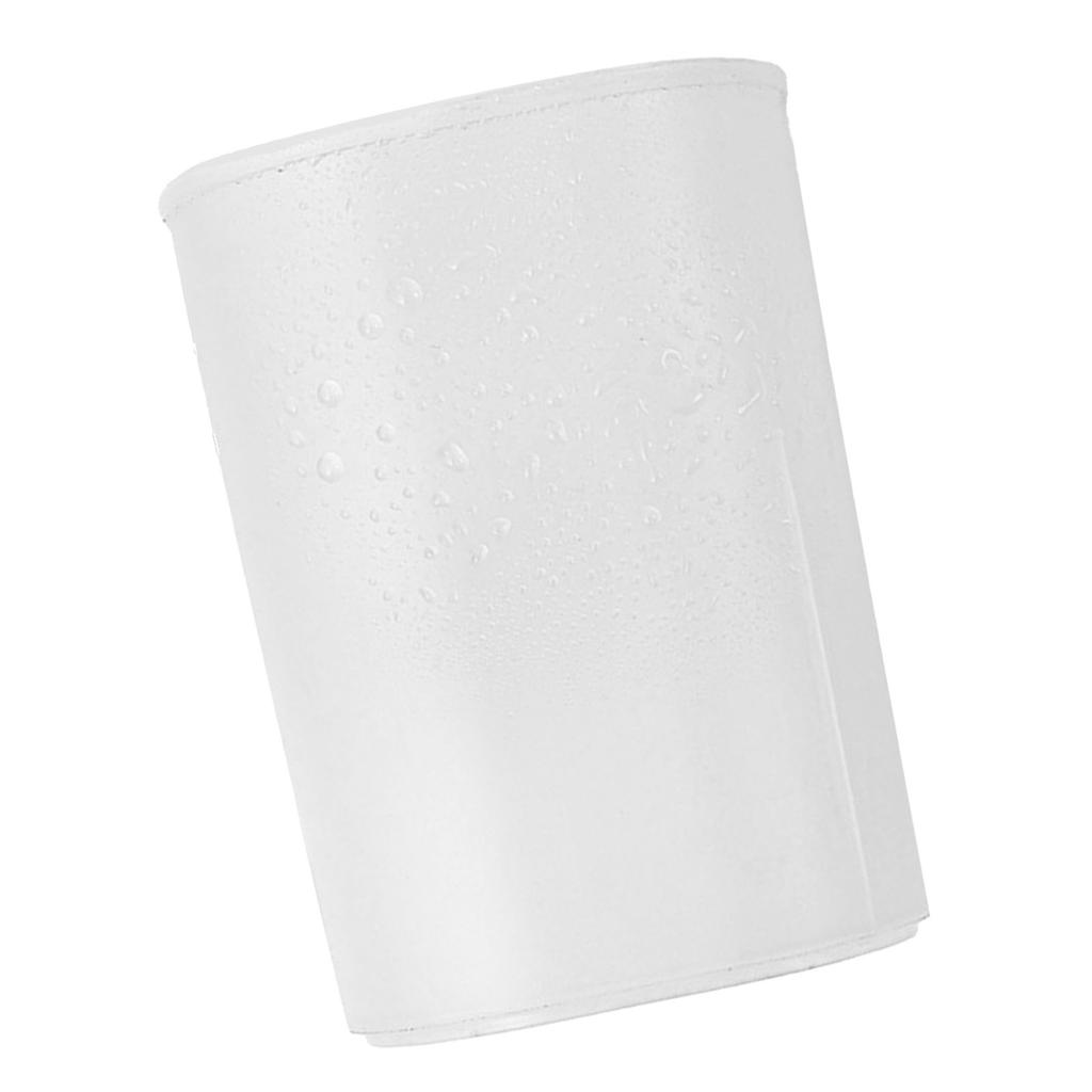 Schreibtisch Stifthalter Kunststoff Mattweiß Glatte Kanten Kleiner Stiftebecher für Stifte Bleistifte Radiergummi Weiß