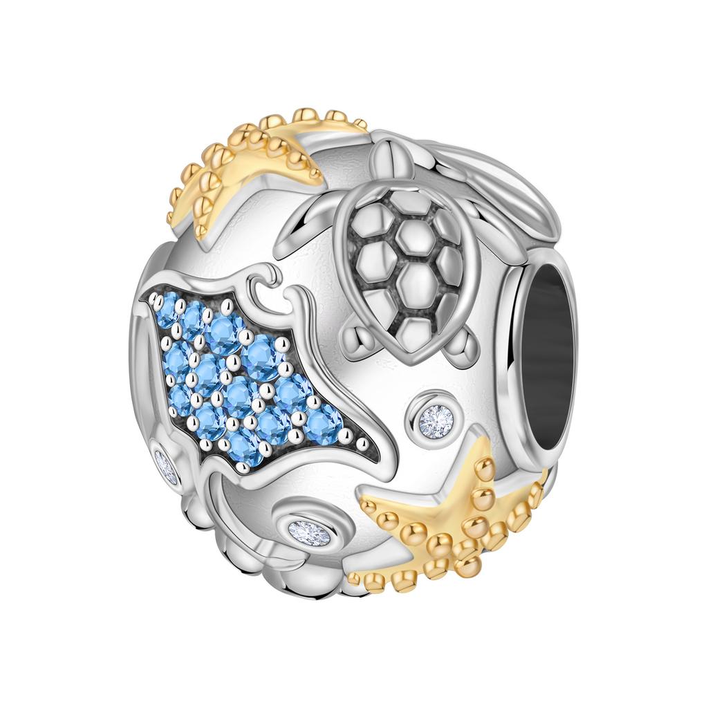 NEW 925 Silver Charm Beads Fit Original Bangle DIY Star Moon Sun Cross Heart Designs Perfect Party Gift