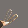 1pc Metal Alloy U-shaped Hair Forks Creative Hammer Pattern Simple Hairpins Elegant Hair Updo Bun Accessories Women Headwear