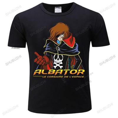 Men Print T Shirt Albator Gray Tshirt Logo Tshirts Cotton Tshirt Men Summer Fashion Tshirt Euro Size Unisex Oneck Teeshirt