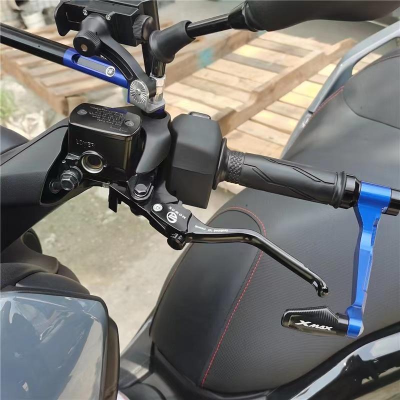 For Yamaha NMAX 160 NMAX 155 150 NMAX125 2015-  Motorcycle CNC Brake Clutch Levers Handle Brake Levers Tire Valve Caps