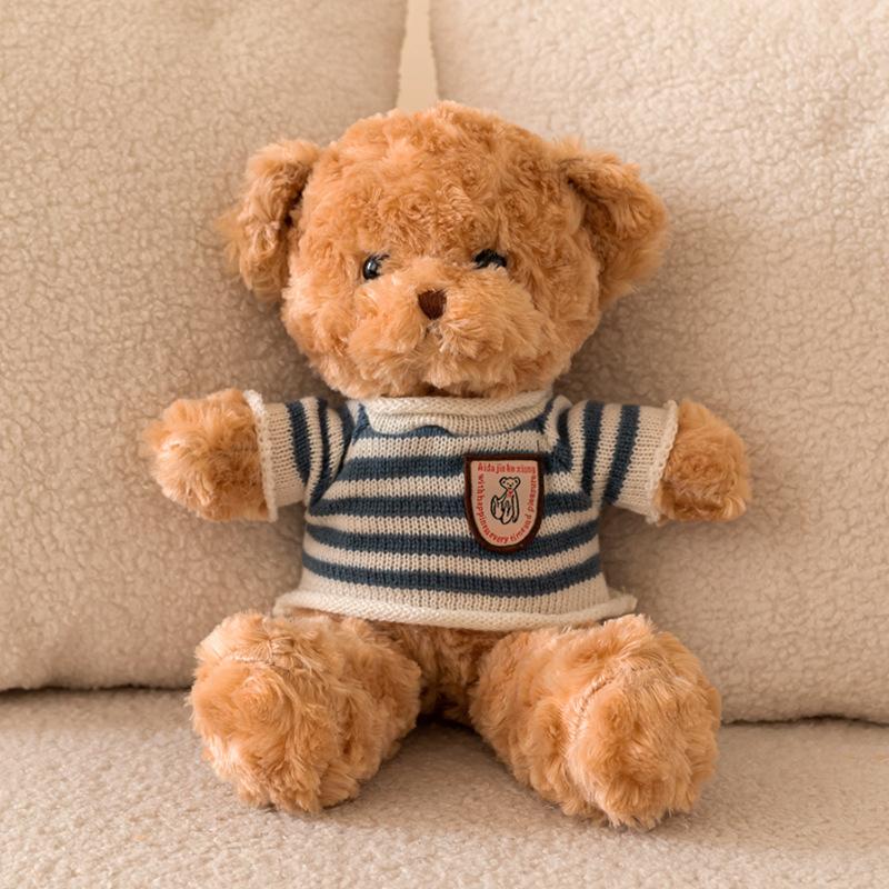 Plush Toy Teddy Bear Doll Sweater Bear Doll Birthday Gift Plush Doll Stall