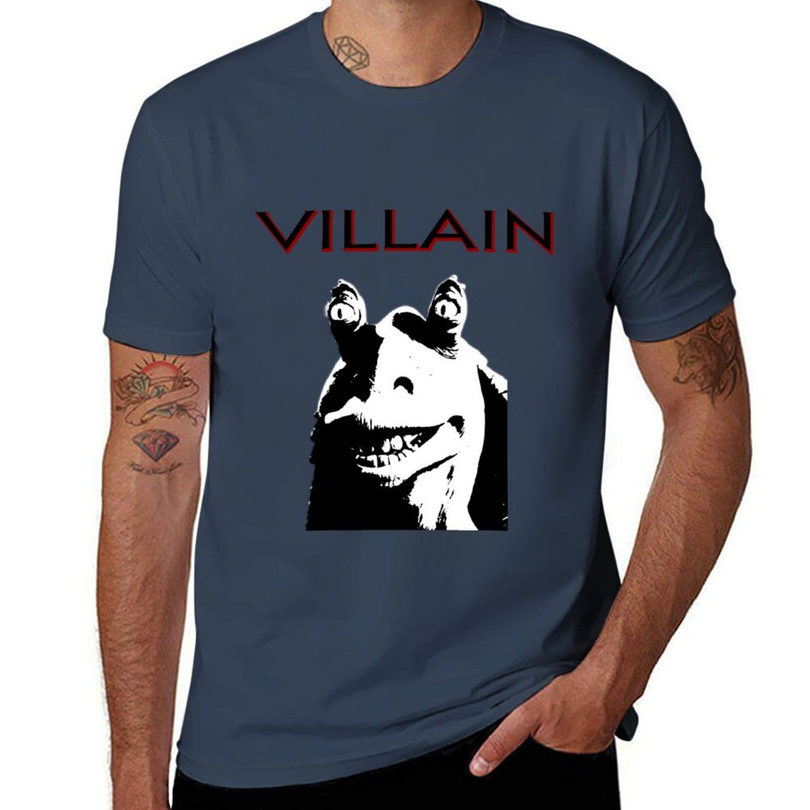 Jar Jar Villain TShirt Casual Graphic Print Tee S
